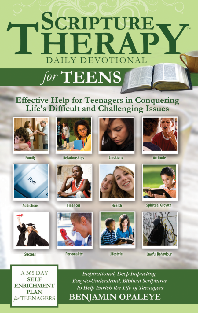 Scripture Therapy daily devotional for teens