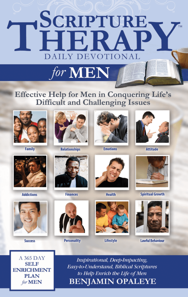 Scripture Therapy daily devotional for men