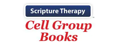 A picture of the word scripture therapy and a book cover.